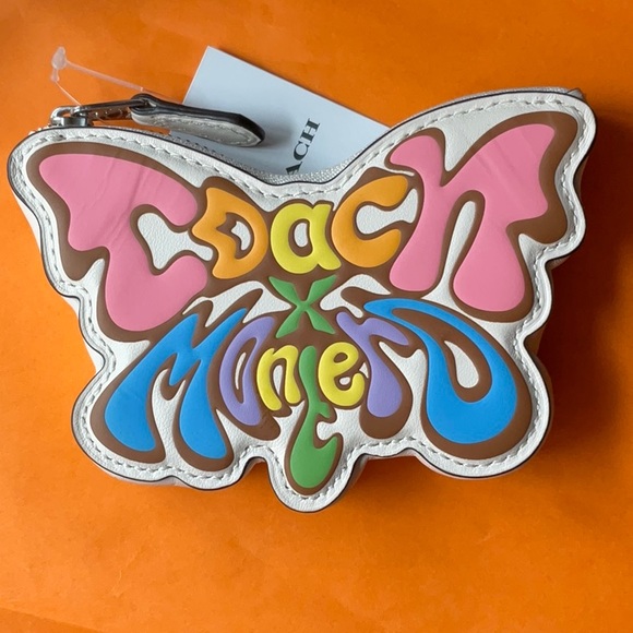 🦋 COACH X LIL NAS BUTTERFLY COIN CASE 🦋 NWT 🦋 - Picture 5 of 16